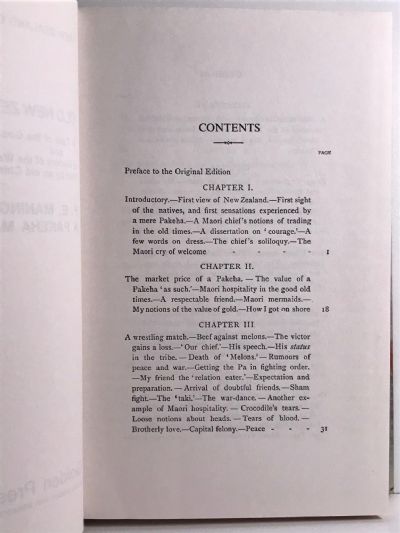 OLD NEW ZEALAND: The Good Old Times and a History of the War in the North 1887