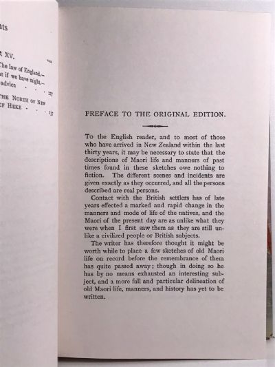 OLD NEW ZEALAND: The Good Old Times and a History of the War in the North 1887