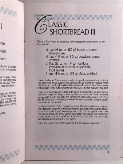 THE GOURMET SHORTBREAD BOOK: Brown Bag Cookie Art
