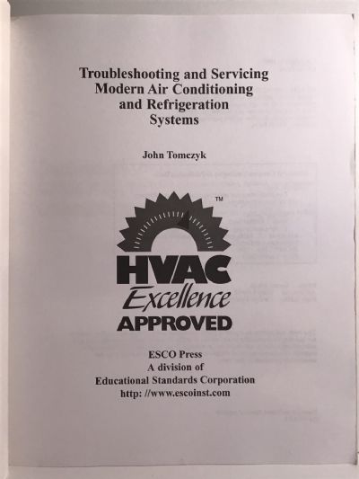MODERN AIR CONDITIONING AND REFRIGERATION SYSTEMS - Trouble Shooting and Servicing