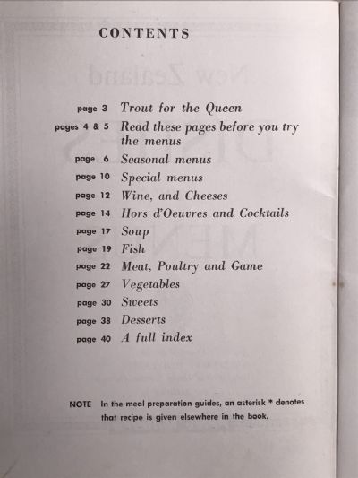 NEW ZEALAND DISHES AND MENUS