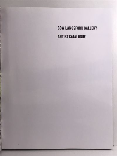GOW LANGSFORD GALLERY: Artist Catalogue
