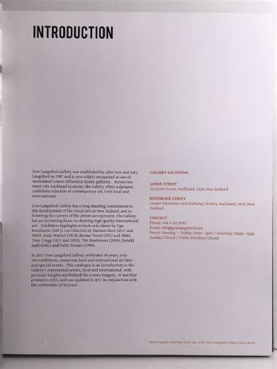 GOW LANGSFORD GALLERY: Artist Catalogue