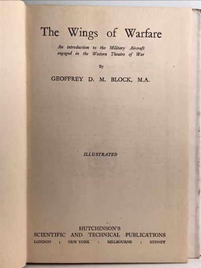 THE WINGS OF WARFARE