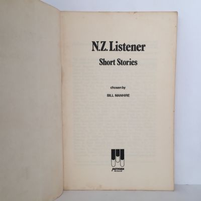 N.Z. Listener Short Stories