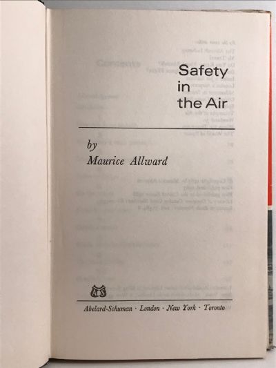 SAFETY IN THE AIR