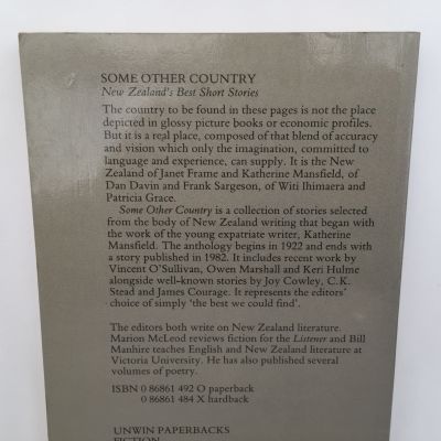 Some Other Country : New Zealand's Best Short Stories