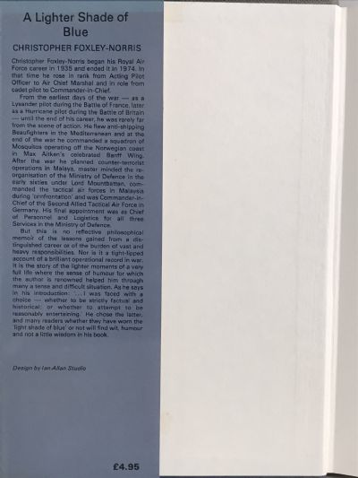 A LIGHTER SHADE OF BLUE: The Lighthearted Memoirs of An Air Marshal
