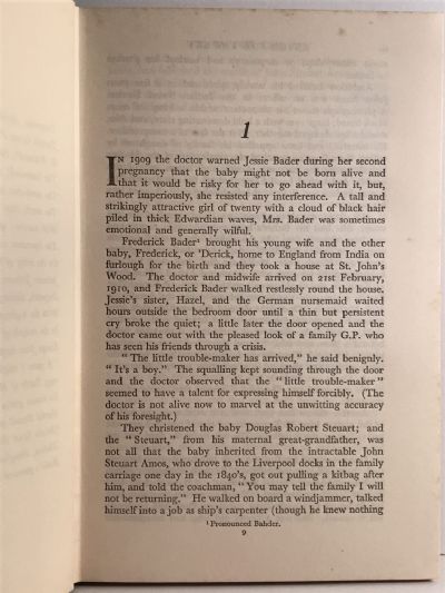 REACH FOR THE SKY: Douglas Bader His Life Story