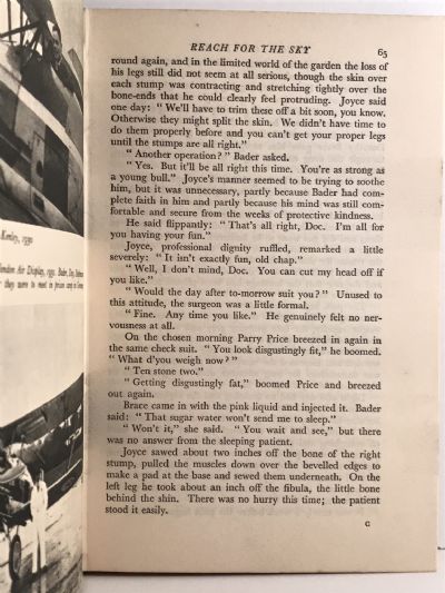 REACH FOR THE SKY: Douglas Bader His Life Story