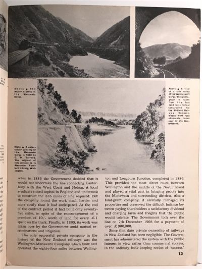 MAKING NEW ZEALAND: Pictorial Surveys of a Century - Vol 2, No 17 - The Railways