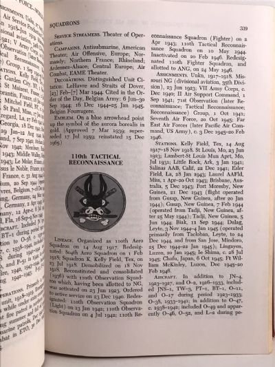 COMBAT SQUADRONS OF THE AIRFORCE WWII
