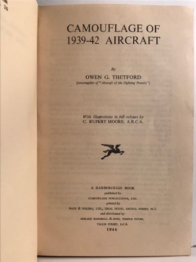 CAMOUFLAGE OF 1939-1942 AIRCRAFT