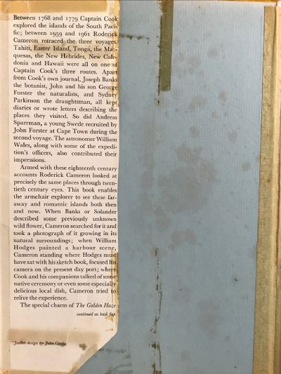 THE GOLDEN HAZE: With Captain Cook in the South Pacific