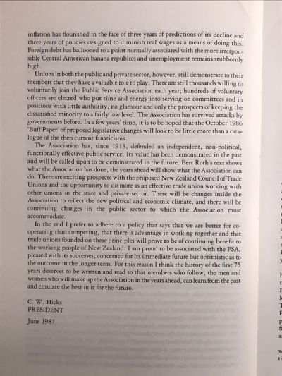 REMEDY FOR PRESENT EVILS: History of the NZ Public Service Association from 1890
