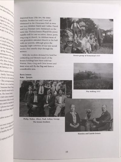OMANAWA SETTLERS: 1910 To 1960