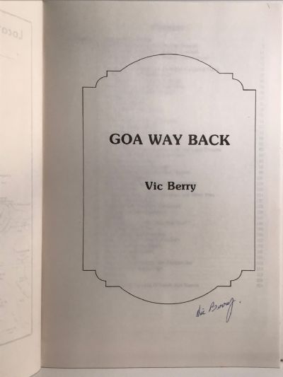 GOA WAY BACK: Early Hari Hari