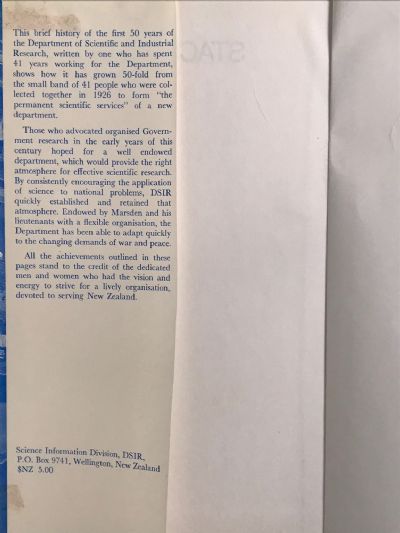 DSIR's FIRST FIFTY YEARS