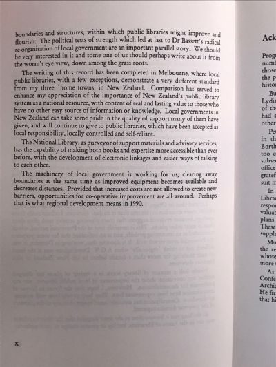 BOOKS TO THE PEOPLE: A History of Regional Library Services in NZ