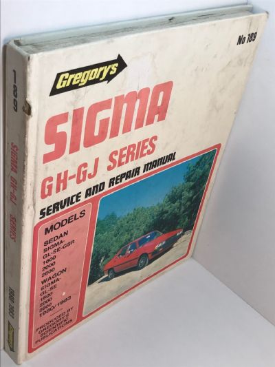 SERVICE AND REPAIR MANUAL: Mitsubishi Sigma GH - GJ Series 1980 to 1983