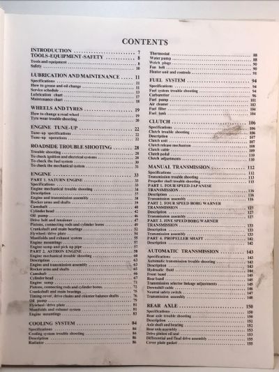 SERVICE AND REPAIR MANUAL: Mitsubishi Sigma GH - GJ Series 1980 to 1983
