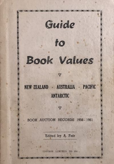 GUIDE TO BOOK VALUES 1956-1961: New Zealand, Australia, Pacific 