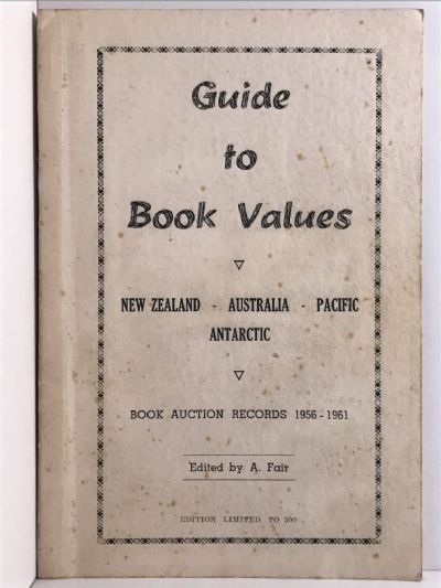 GUIDE TO BOOK VALUES 1956-1961: New Zealand, Australia, Pacific