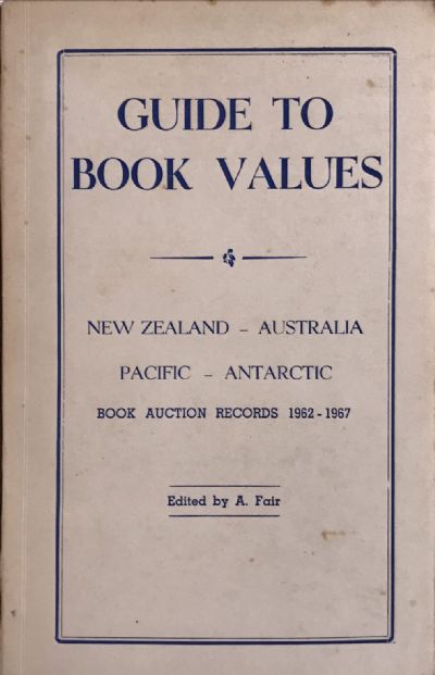 GUIDE TO BOOK VALUES 1962-1967: New Zealand, Australia, Pacific 
