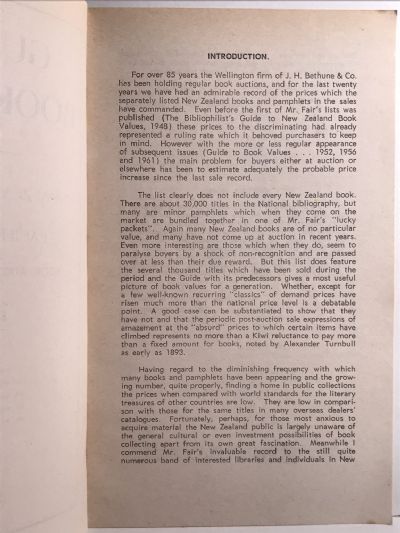 GUIDE TO BOOK VALUES 1962-1967: New Zealand, Australia, Pacific