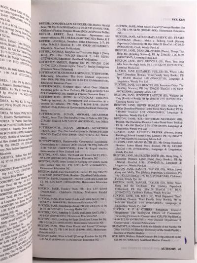 NEW ZEALAND BOOKS IN PRINT 2001