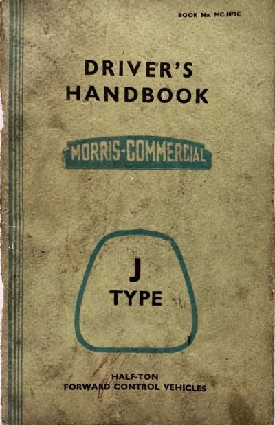 DRIVERS HANDBOOK: Half-Ton Forward Control Vehicles J Type