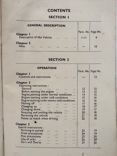 DRIVERS HANDBOOK: Half-Ton Forward Control Vehicles J Type