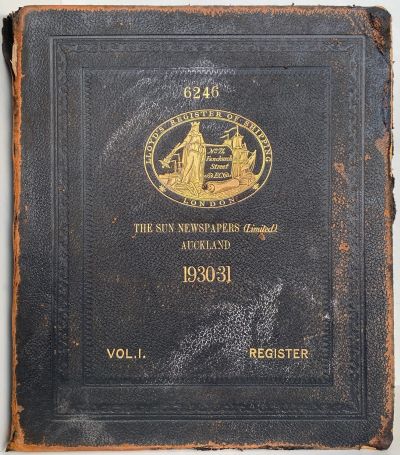 LLOYD'S REGISTER OF SHIPPING - 7 large volumes covering 1909 to 1940