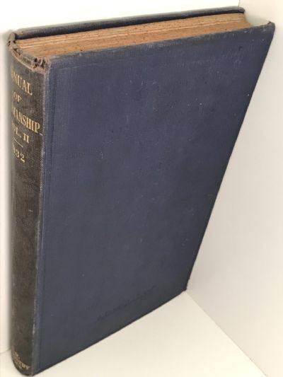 MANUAL OF SEAMANSHIP: Volume 1+2