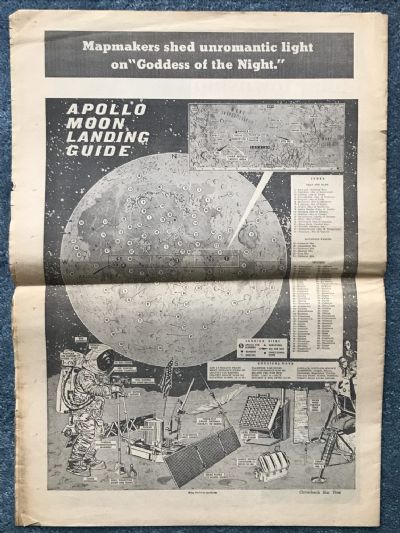 OLD NEWSPAPER: The Christchurch Star, 21 July 1969 - Moon Landing Special