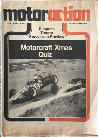 OLD NEWSPAPER: Motor Action, No. 112 - 16 December 1977