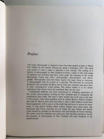 PHOTOGRAPHY IN NEW ZEALAND: A Social and Technical History