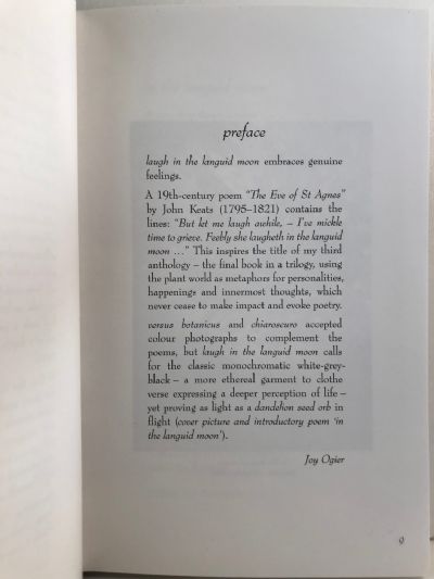 LAUGH IN THE LANGUID MOON: Poems