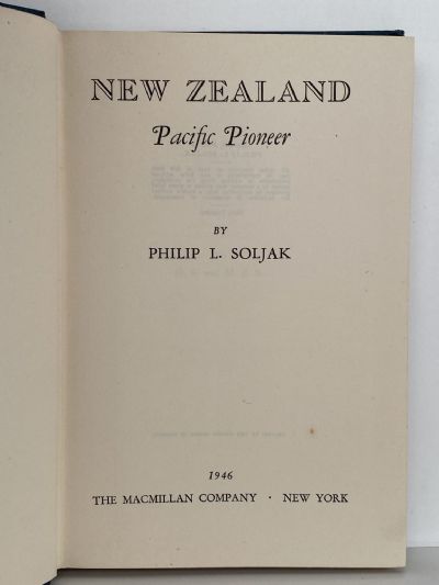 NEW ZEALAND: Pacific Pioneer