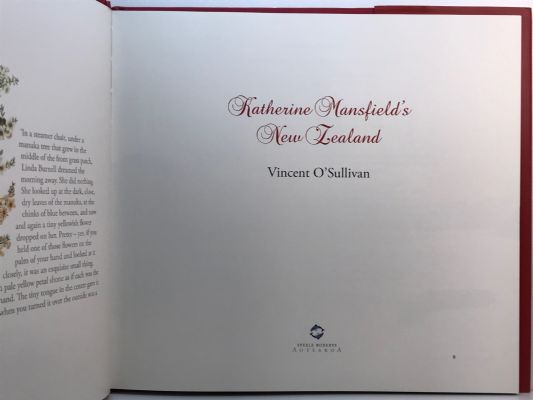KATHERINE MANSFIELDS NEW ZEALAND