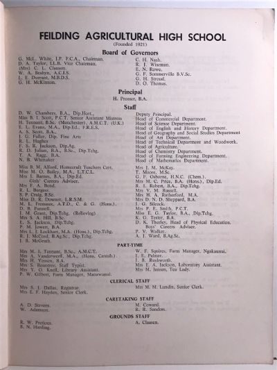THE SHEAF 1971: Fielding Agricultural High School