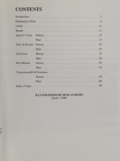 MERCHANT FLEETS: Port Line with Corry, Royden, Tyser and Milburn