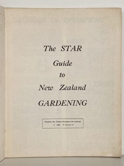 STAR GUIDE TO NEW ZEALAND GARDENING