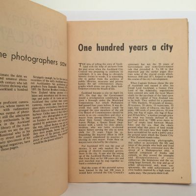 THE STORY OF AUCKLAND in Pictures - Auckland City Council Centenary 1871 - 1971