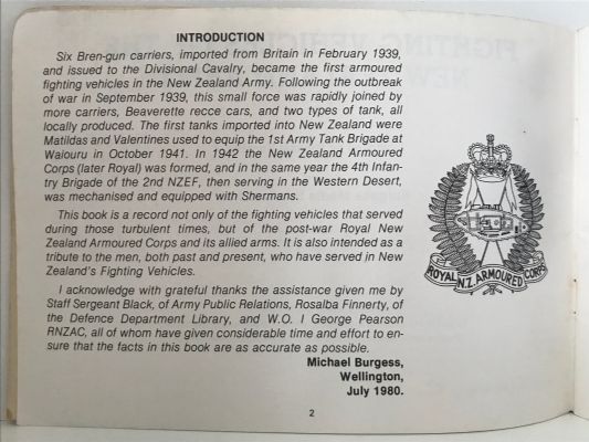 FIGHTING VEHICLES OF THE NEW ZEALAND ARMY