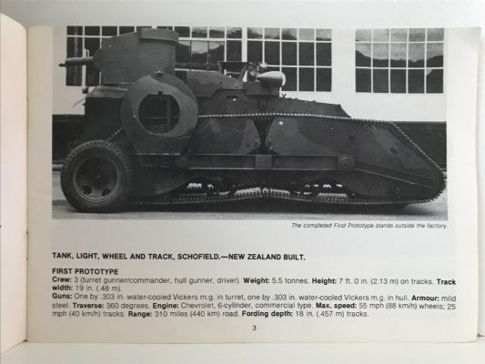 FIGHTING VEHICLES OF THE NEW ZEALAND ARMY
