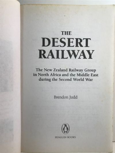 THE DESERT RAILWAY