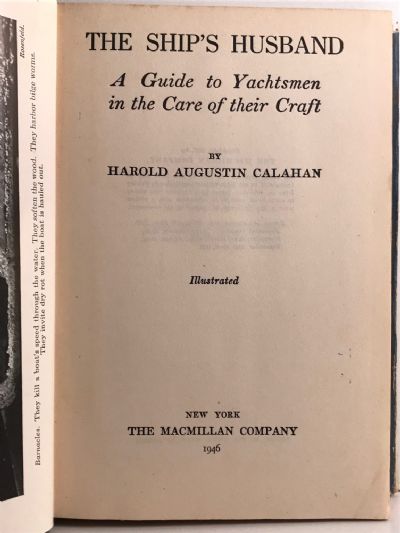 THE SHIP'S HUSBAND: A Guide to Yachtsmen in the care of their Craft