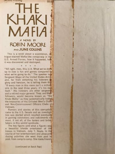 THE KHAKI MAFIA: A fact-based novel about corruption and scandal In the US Army
