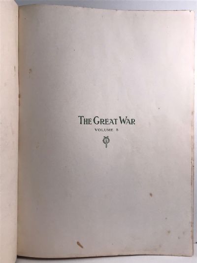 THE GREAT WAR: Volume 8 - The Standard History of the All-Europe Conflict
